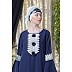 Party wear abaya- Navy Blue